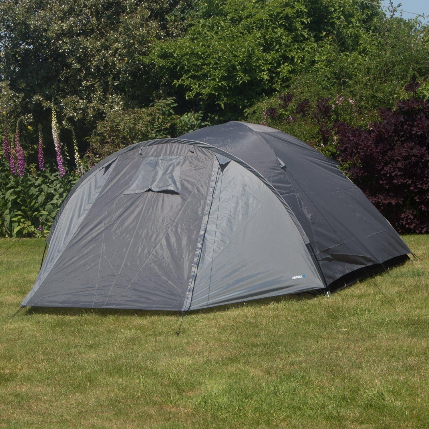 Double Skin 4-Person Dome Camping Tent Waterproof Family Festival