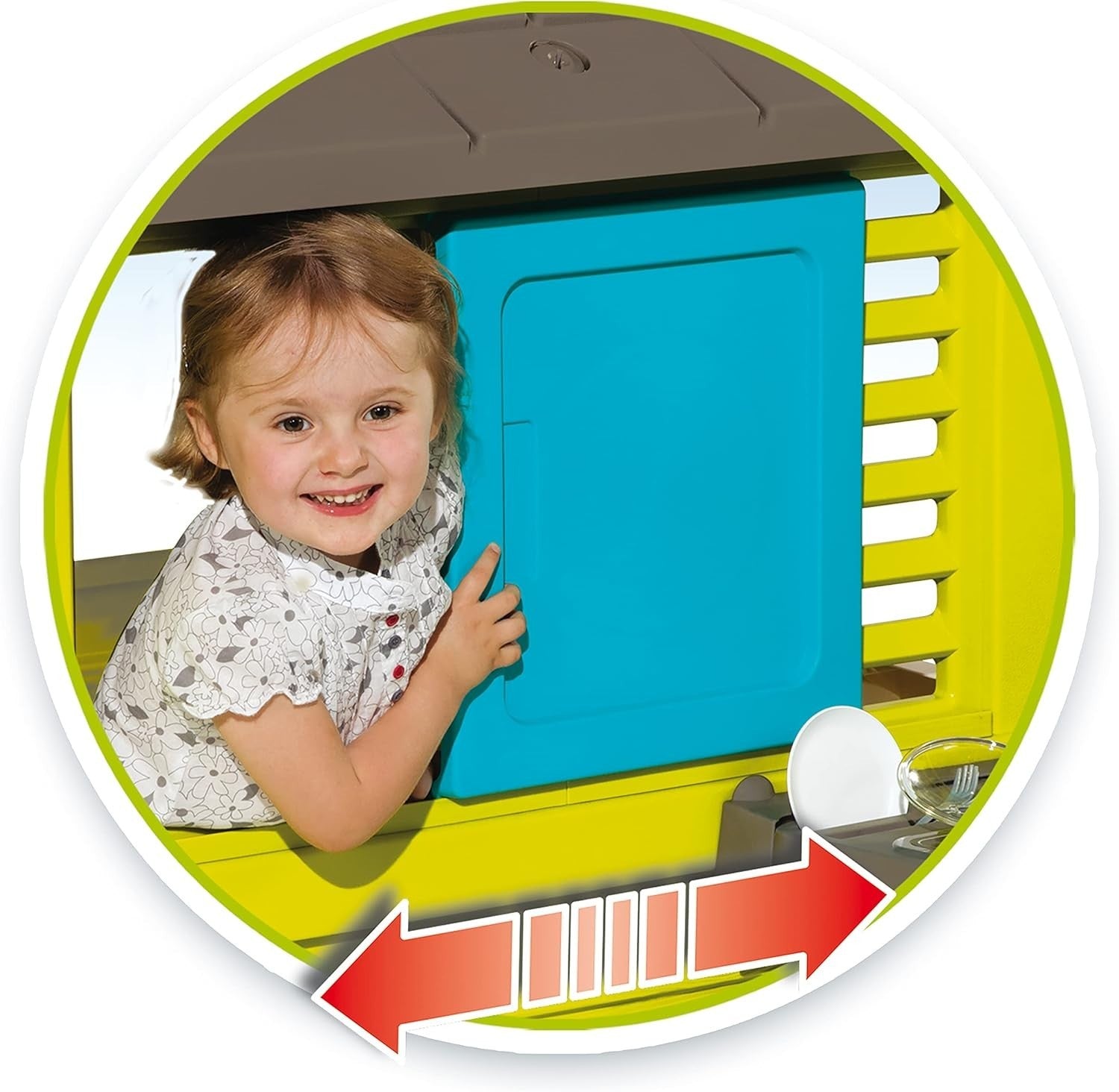 Kids Playhouse Indoor Outdoor w Kitchen Large Garden Toy House