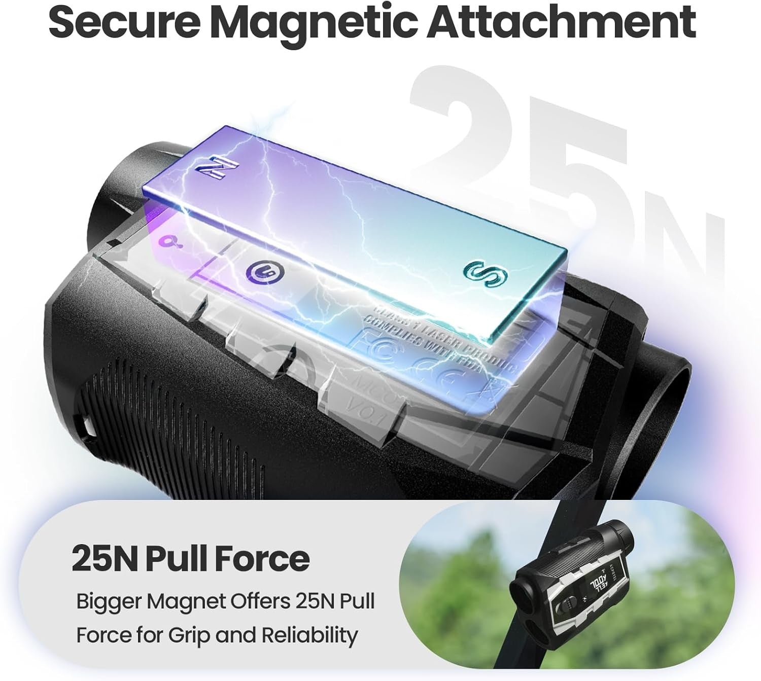 Golf Rangefinder LCD Display Slope Flag Lock Rechargeable Laser 700 Yards