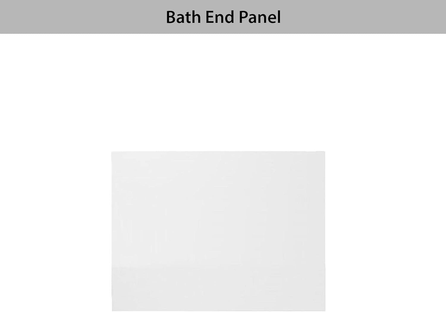 1600x850mm Left-Hand L-Shaped Shower Bath with Front & End Panels Acrylic