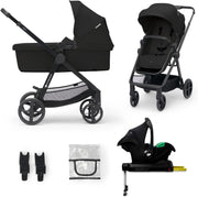 4 in 1 Baby Travel System 22kg, ISOFIX Car Seat, Foldable Pram