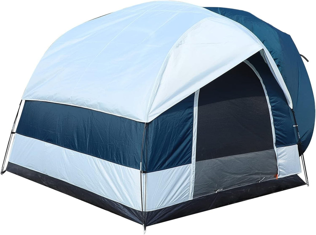 Double Layer Waterproof 3–4 Person Camping Tent Outdoor Tailgate