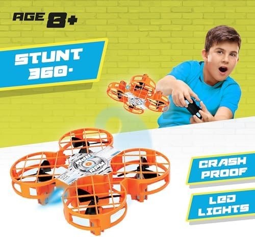 Bladez Mini Drone for Kids 8-12, Crash Resistant, 3 Speeds, LED Lights
