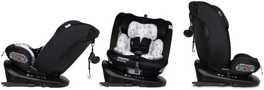 360° Rotating ISOFIX i-Size Car Seat 0–12 Years Rear & Forward Facing