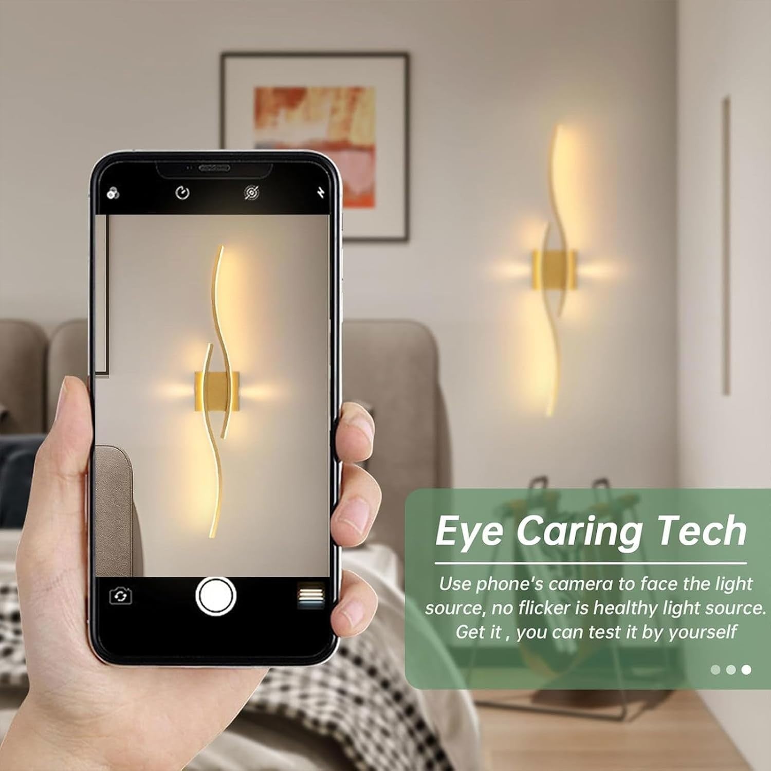 USB Rechargeable Wireless Wall Lights Battery Operated Remote Dimmable Set