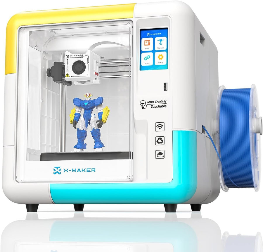 Kids Friendly 3D Printer WiFi Silent Enclosed App Design School Home