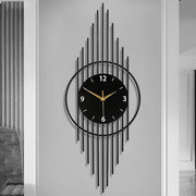 Large Modern Black Wall Clock 30x75cm Silent Pendulum Decorative Home Living