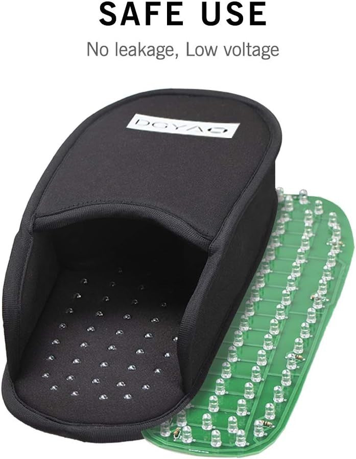 Infrared Foot Therapy Slippers 660/880nm LED Pain Relief & Stress Relief