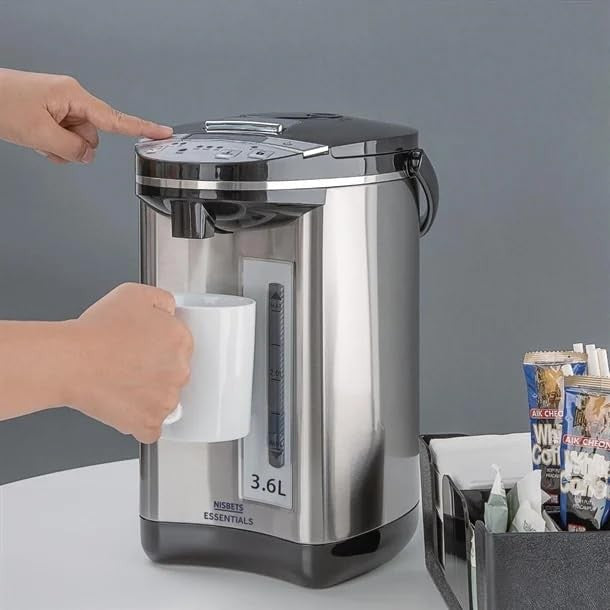 3.6L Electric Airpot Hot Water Dispenser Stainless Steel Rapid Boil Urn