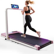 Portable Under Desk Treadmill 1–6km/h Quiet Walking Jogging w/ LED Remote