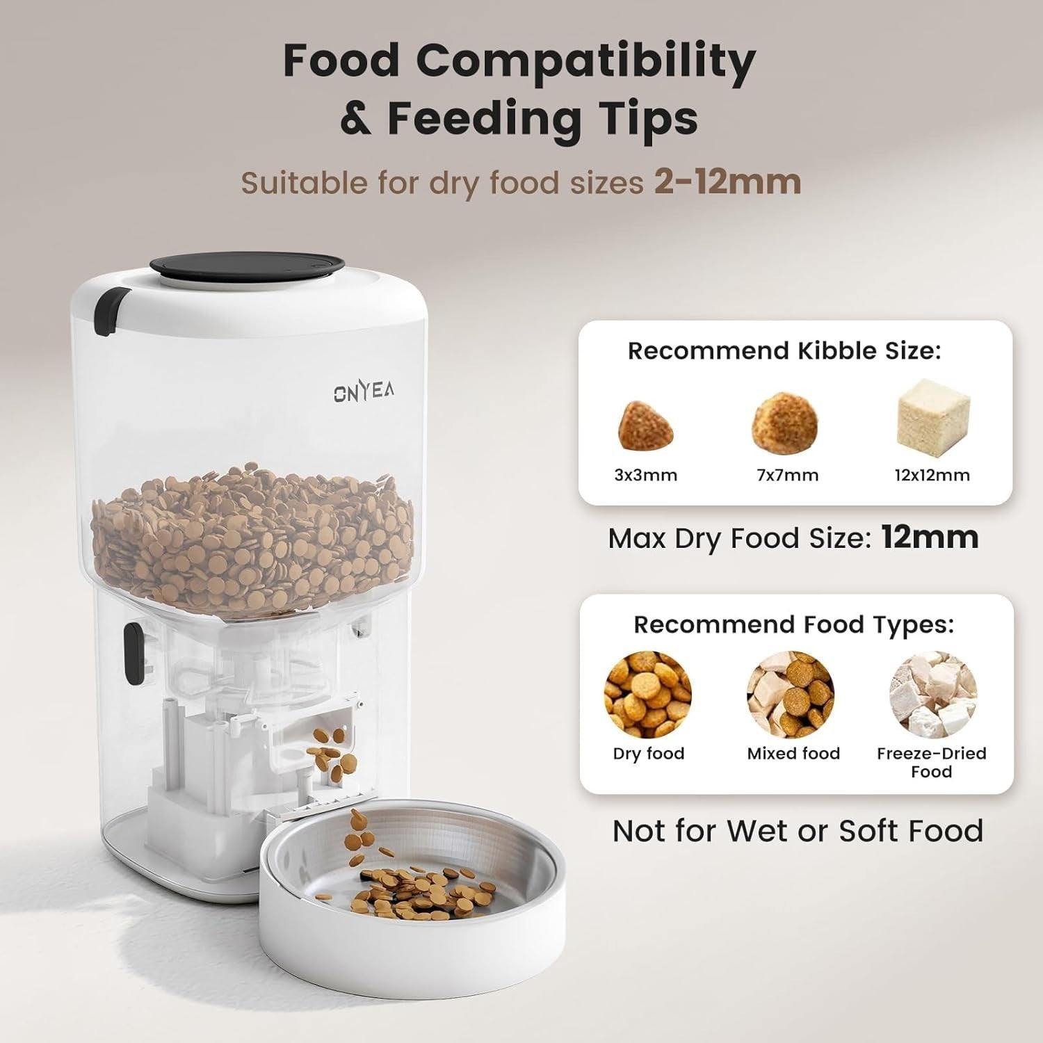 WiFi Automatic Cat Feeder Water Fountain 4.5L Food 2.5L Smart App Pet