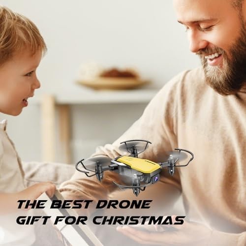 720P HD Mini Drone Foldable Quadcopter WiFi Camera Altitude Hold Yellow