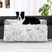 Large Orthopedic Dog Sofa Bed 104x94x12.5cm Faux Fur