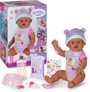 17” Interactive Baby Doll 10 Functions Bathable Potty Feeding Set