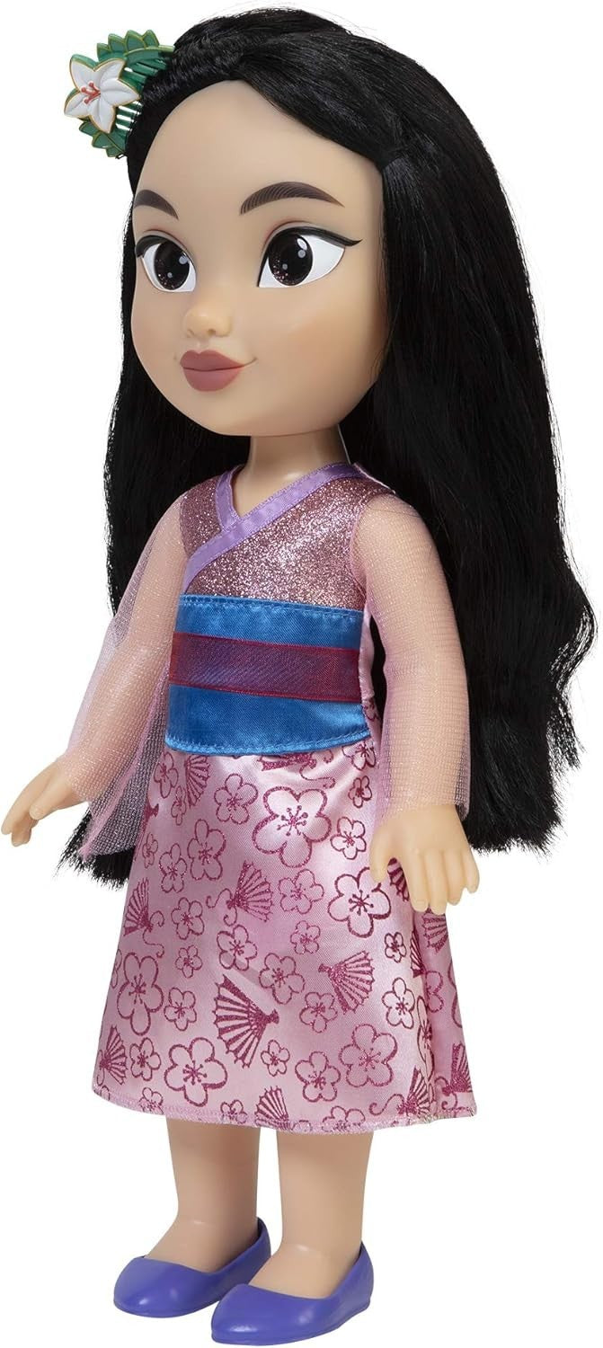 14in Warrior Princess Doll Long Hair Glitter Eyes Dress Tiara Toy