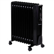 Portable 2500W Oil Heater Radiator 11 Fin Adjustable Thermostat 25sqm Room