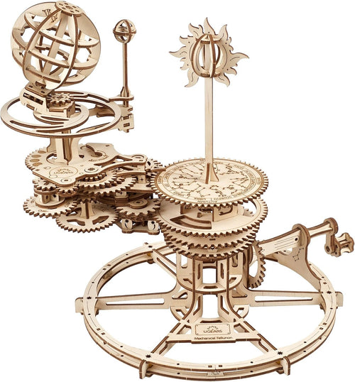 3D Wooden Solar System Puzzle Model Kit – Mechanical Gears, Educational