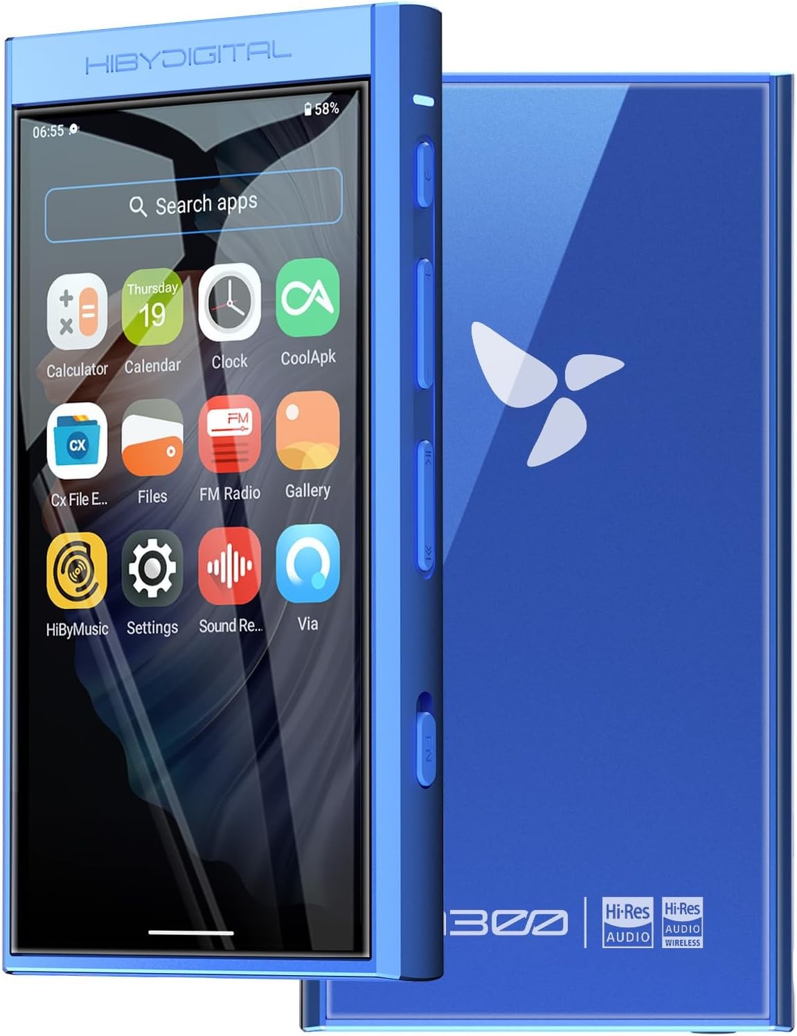 Android 13 HiFi MP3 Player 128GB WiFi Bluetooth 2TB FM Radio