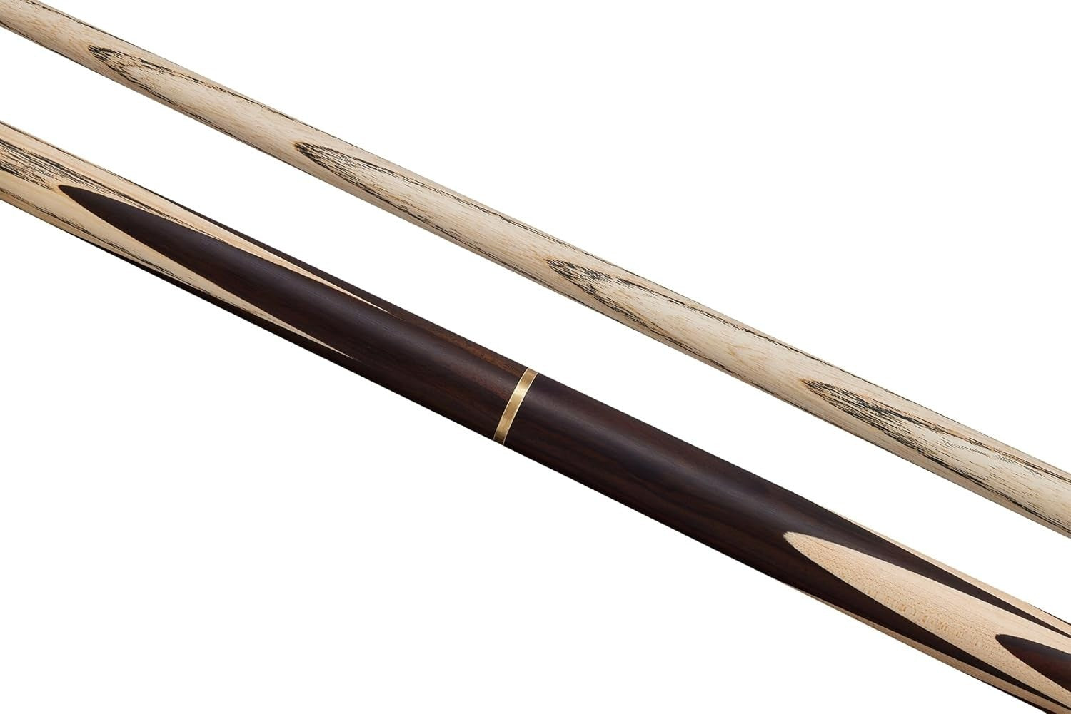 57” Full Size Snooker Pool Cue Ash Shaft Rosewood Butt 3/4 Joint 9.5mm