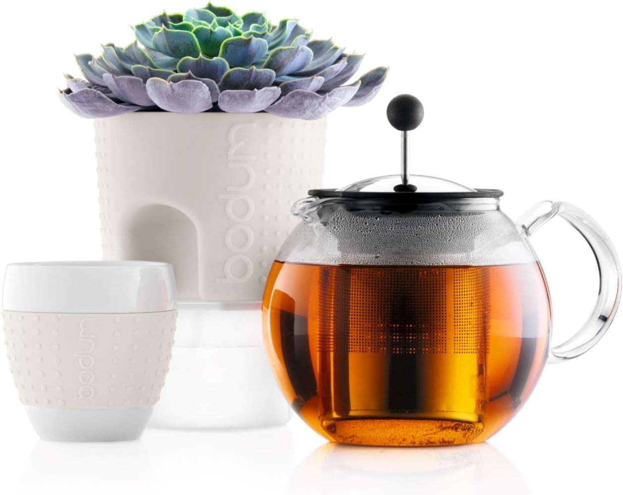 Glass Tea Press Teapot 500ml Loose Leaf Tea Maker French Press Infuser