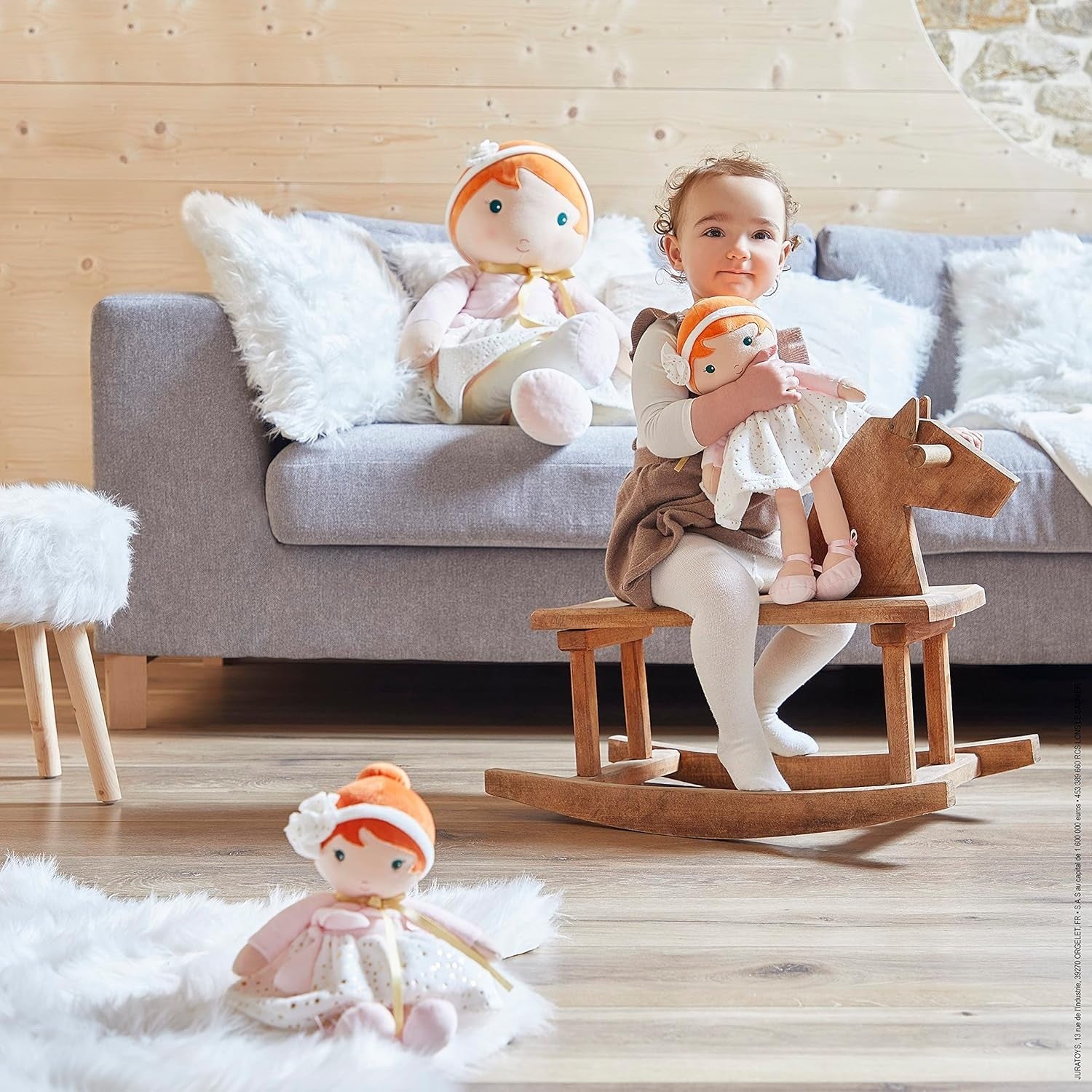 25cm Soft Fabric Baby Doll Ballet Style Cuddly First Doll Newborn Gift
