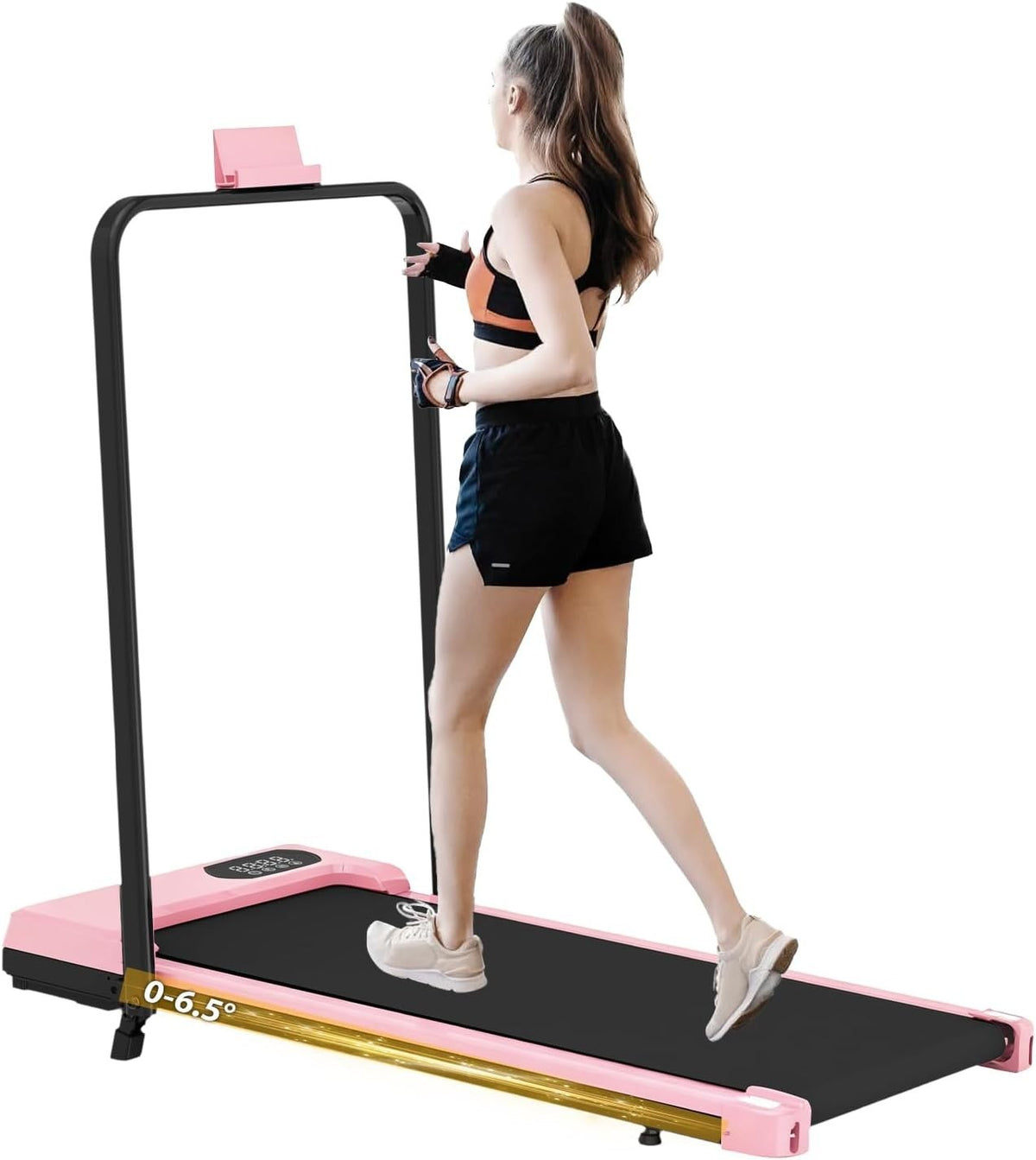 Walking Pad Folding Under Desk Treadmill Home Gym 110KG Capacity Quiet Motor LED
