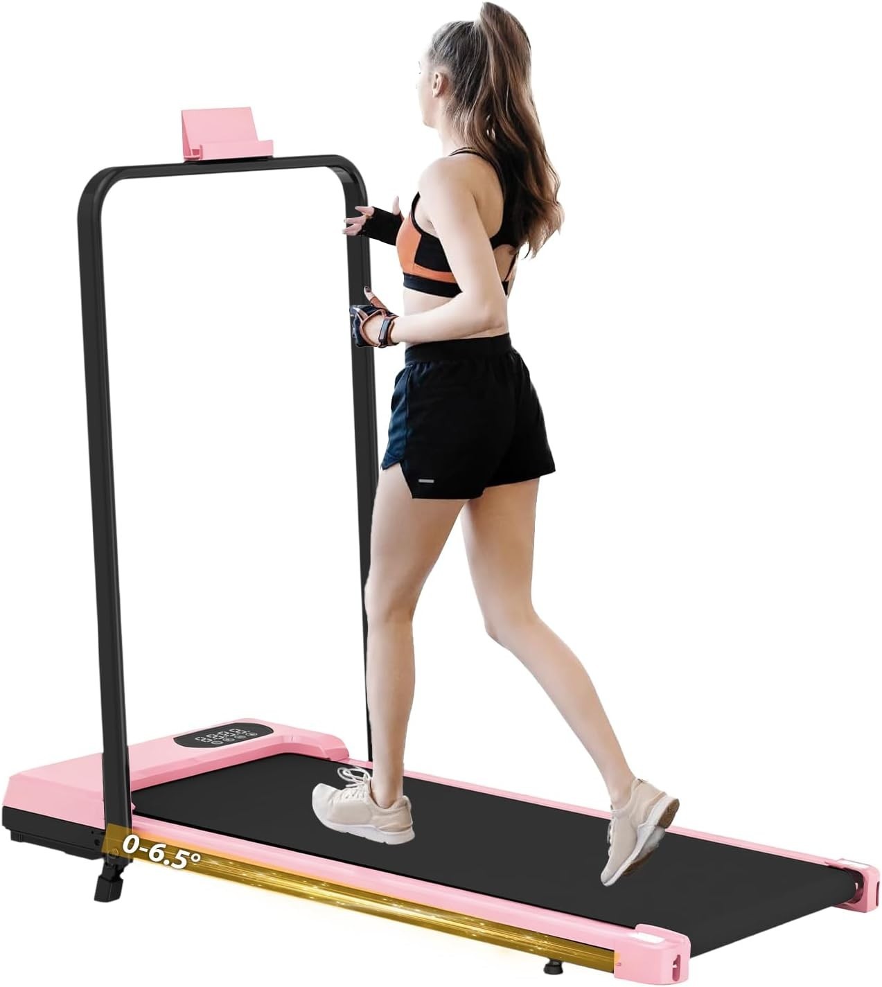 Walking Pad Folding Under Desk Treadmill Home Gym 110KG Capacity Quiet Motor LED