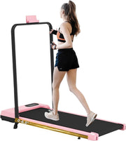 Walking Pad Folding Under Desk Treadmill Home Gym 110KG Capacity Quiet Motor LED