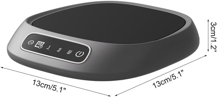 USB Coffee Mug Warmer 3 Temp Settings 8H Auto Shut Off Desk