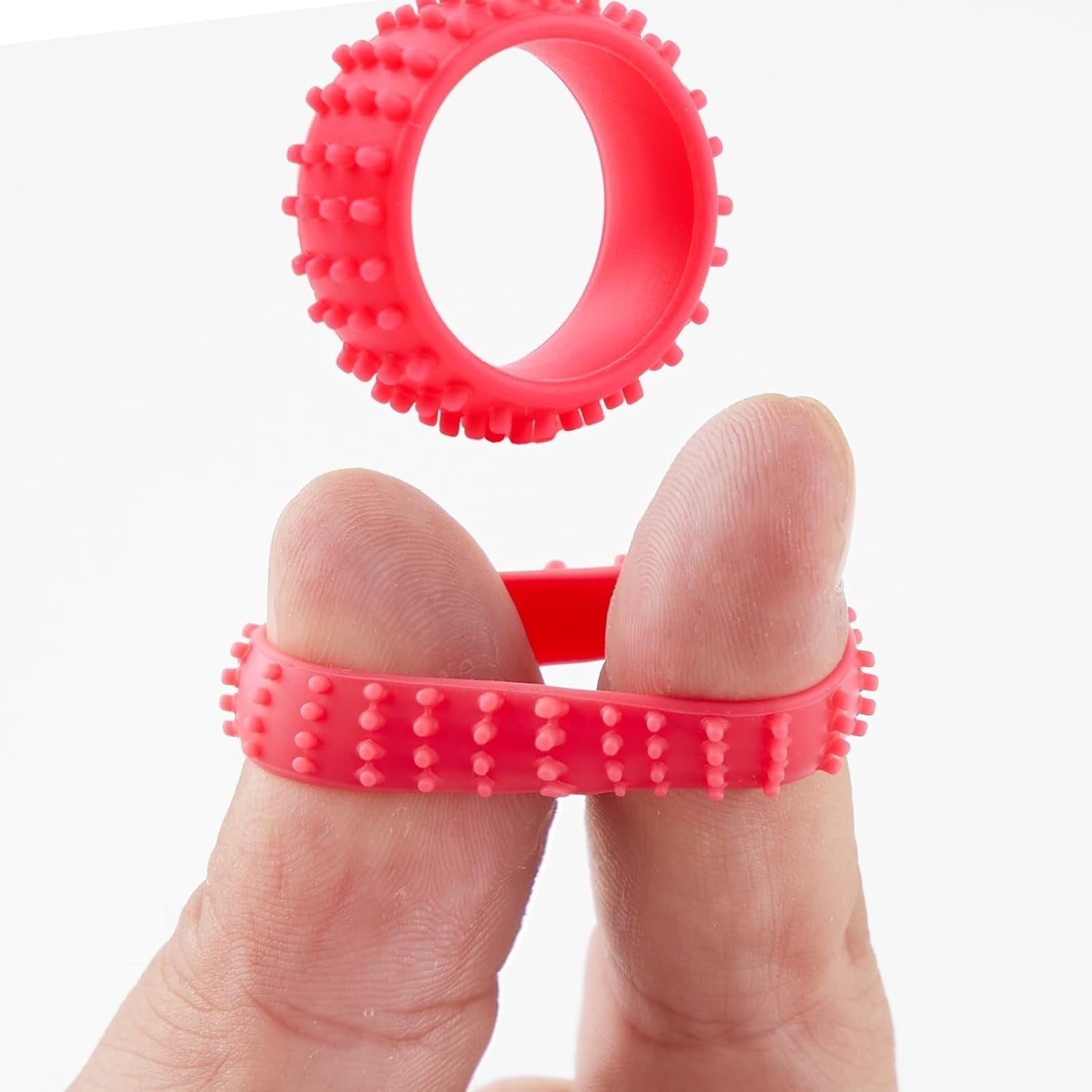 24pcs Silicone Sensory Rings Textured Tactile Fidget Toys Stress Relief