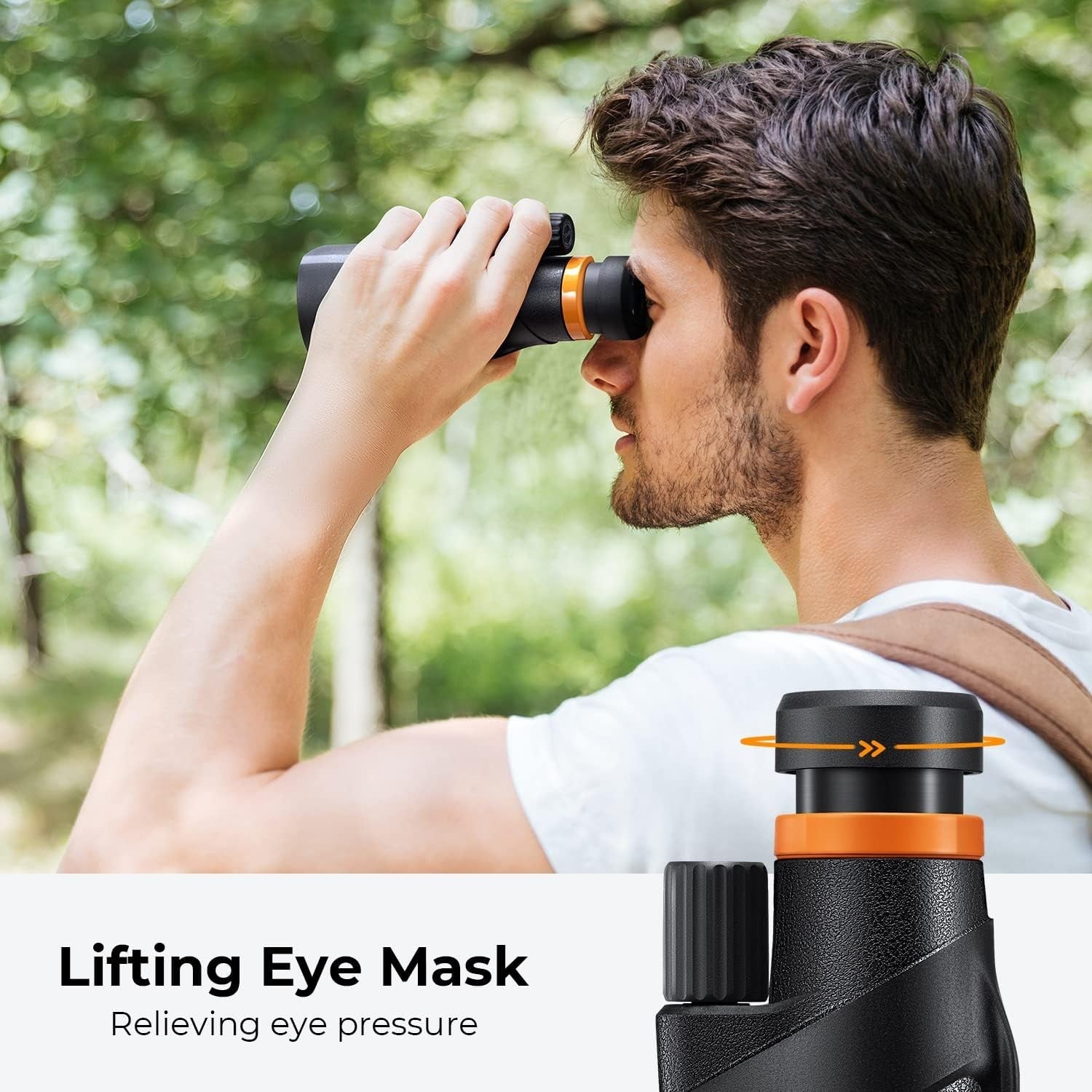 12X50 HD Monocular Waterproof BAK4 FMC Lens – Compact Outdoor Birding Scope