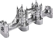 3D London Tower Bridge Metal Puzzle Kit DIY Model Gift 65pcs Fun Craft