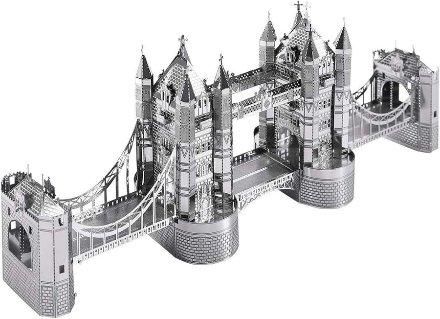 3D London Tower Bridge Metal Puzzle Kit DIY Model Gift 65pcs Fun Craft