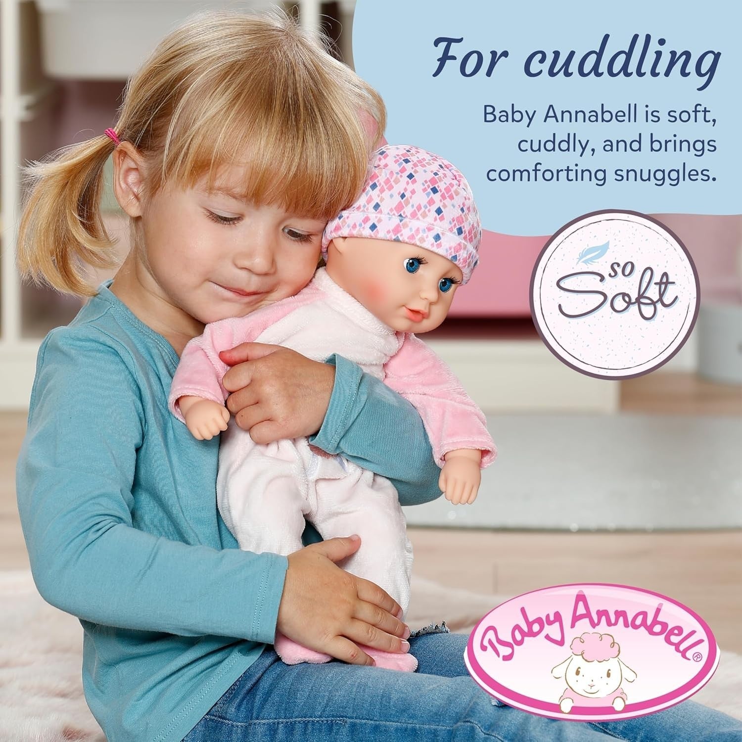 14” Soft Baby Doll Sleeping Eyes First Doll Bottle Outfit