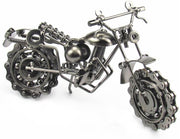 Retro Iron Motorcycle Model with Moving Wheels – Kids Room Decor & Gift