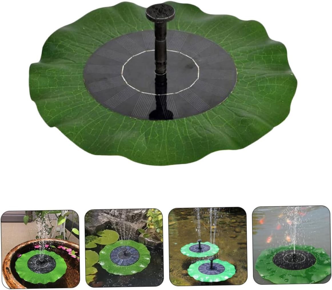 4x Solar Bird Bath Fountain Garden Water Feature Floating Energy-Saving Set