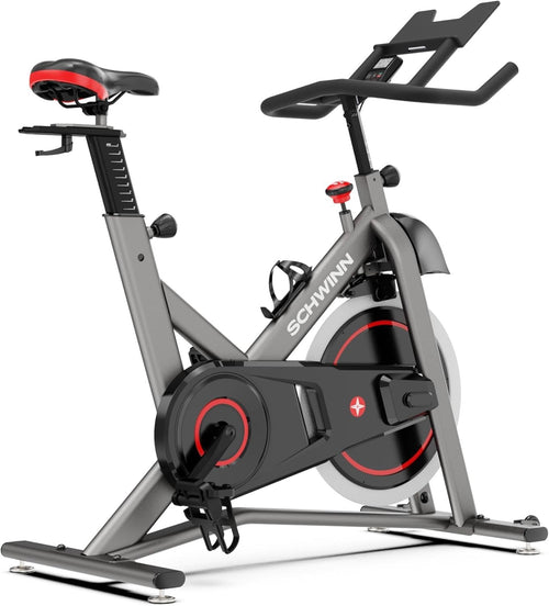 Magnetic Smart Spin Bike 100-Level Resistance Bluetooth SPD Pedals Compact