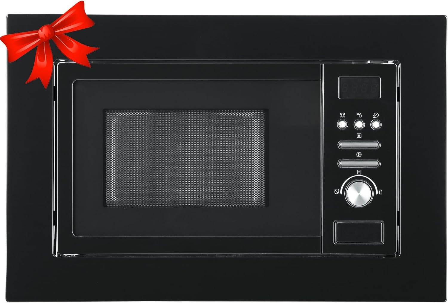 20L Built In Microwave Oven 800W Grill 1000W Digital Black