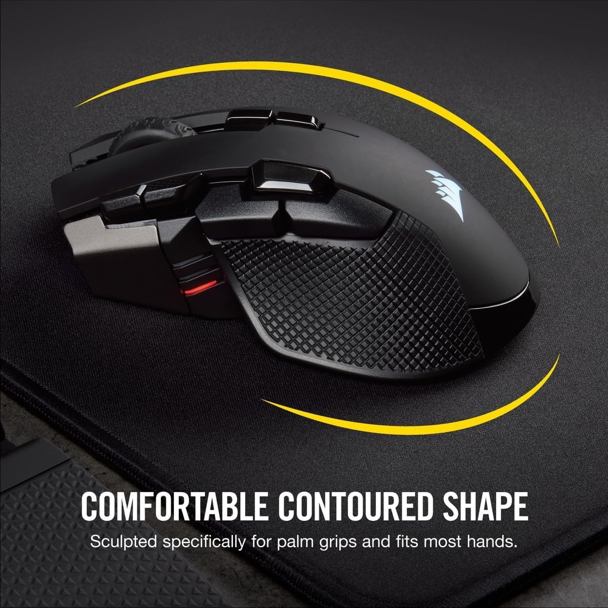 Wireless Gaming Mouse 18000 DPI RGB 10 Buttons Sub-1ms FPS MOBA