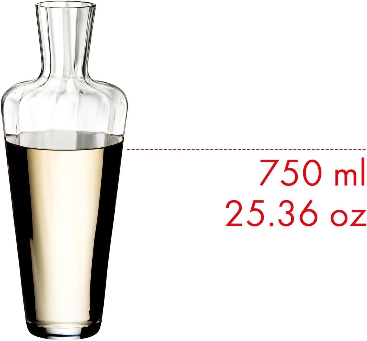 Luxury Crystal Wine Decanter 1200ml – Hand-Blown Clear Glass Aerator Gift