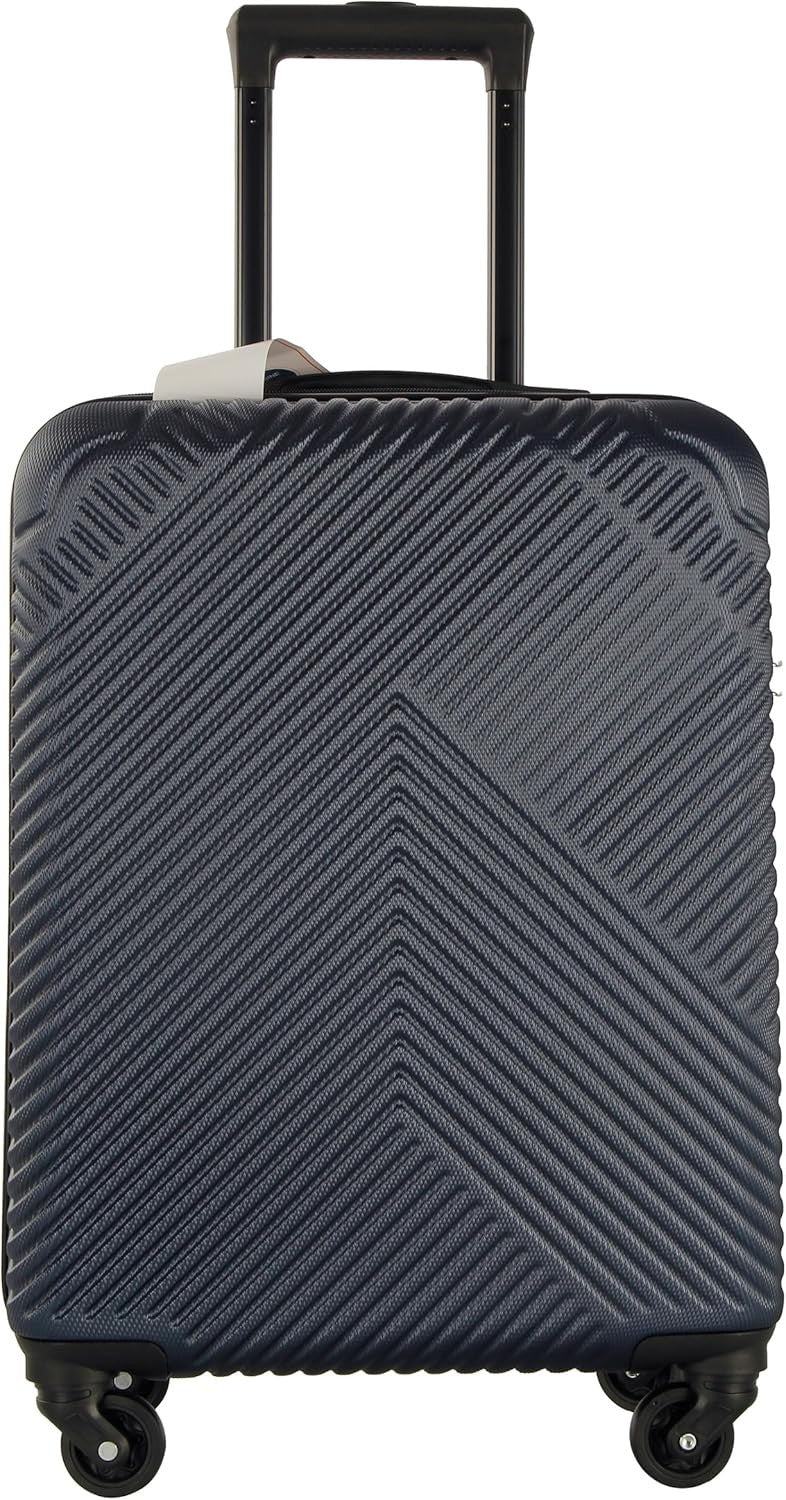 3PC Hard Shell Luggage Set 20 24 28 Inch Spinner Wheels Lock Navy Blue