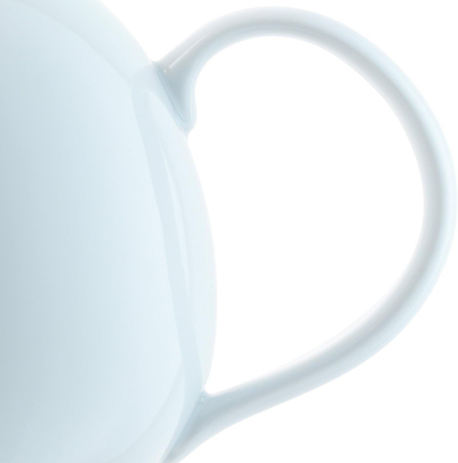 Porcelain Teapot 1.4L White Tea Pot Large Serving Dishwasher Safe