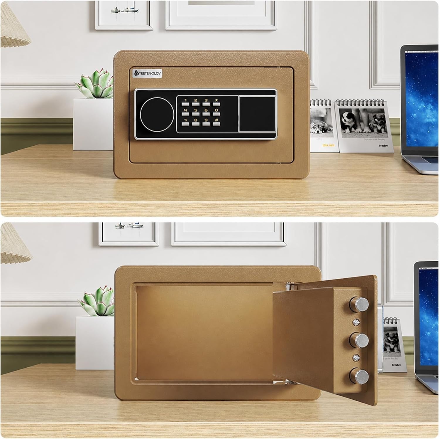 0.5 Cu Ft Digital Safe Box Electronic Keypad Cash Jewelry Security Safe