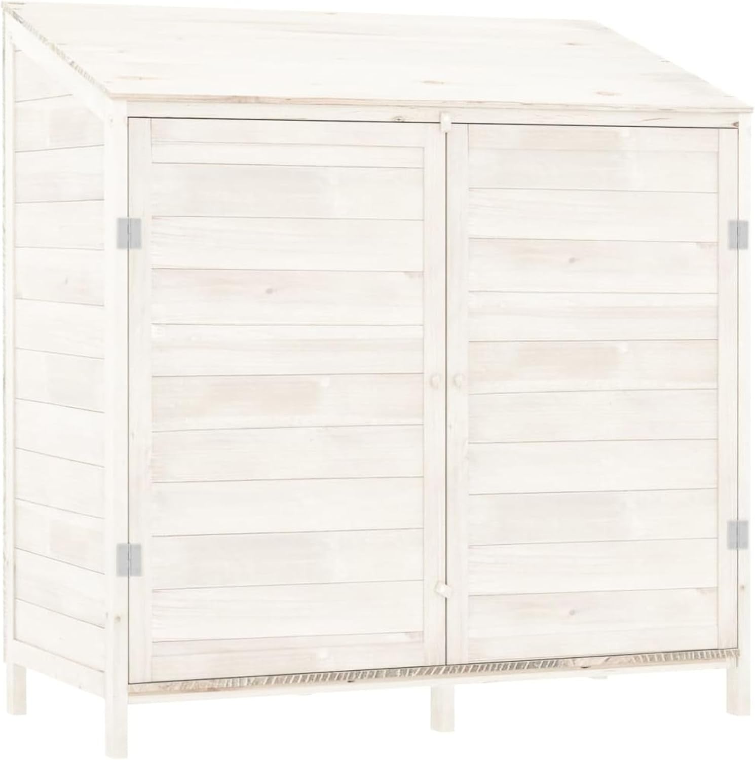 Outdoor Wooden Garden Shed 102x52x112cm Storage Box Weather-Resistant