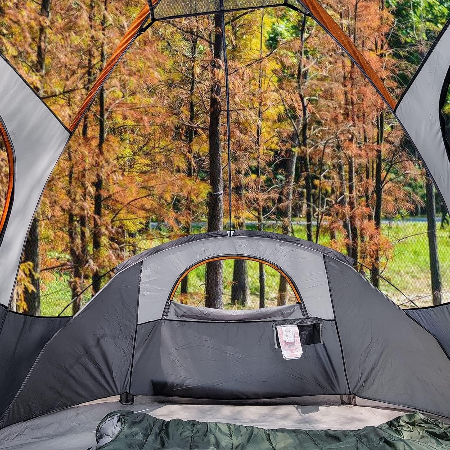 8 Person Dome Camping Tent Waterproof 3 Season Family