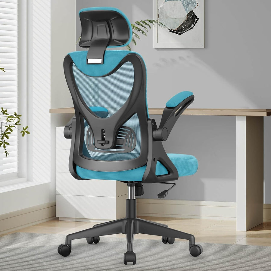 Ergonomic Office Chair High Back Mesh Swivel Desk Seat Adjustable Lumbar Flip Ar