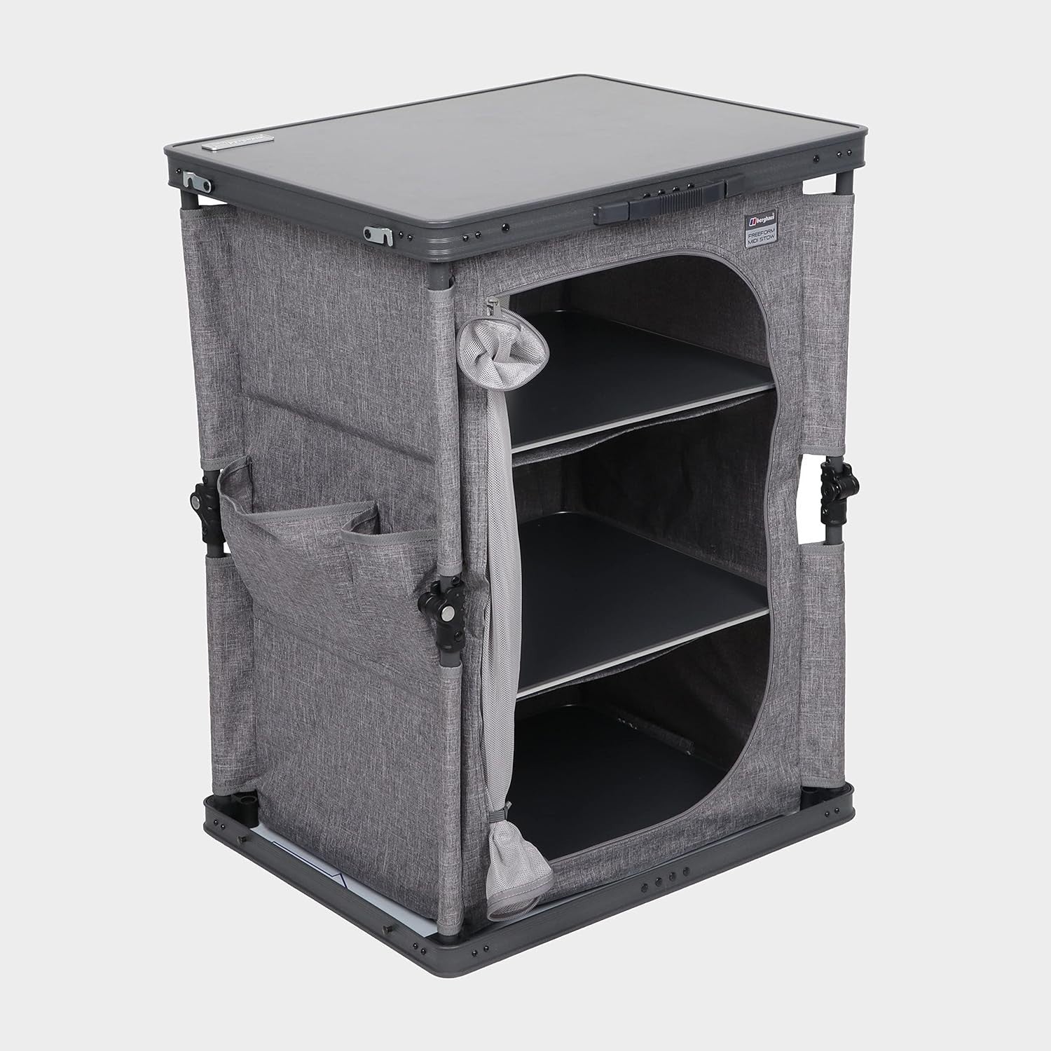 Camping Cupboard With Shelves Foldable Storage Unit Tent Kitchen