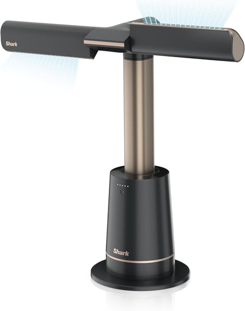 Bladeless Tower Fan Charcoal 10Speed Remote 180° Oscillating Quiet Floor Cooling