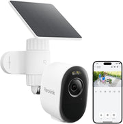 5MP Solar Security Camera Wireless AI Detection WiFi6 IP67 CCTV