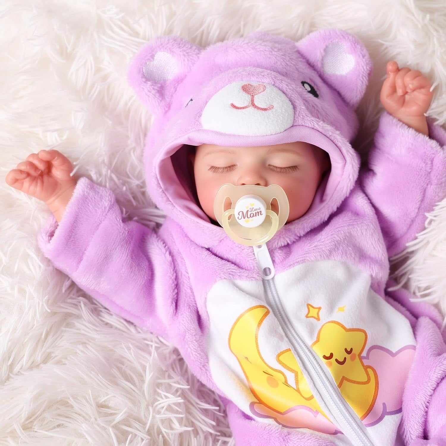 20 Inch Reborn Baby Doll Soft Cloth Body Realistic w Accessories